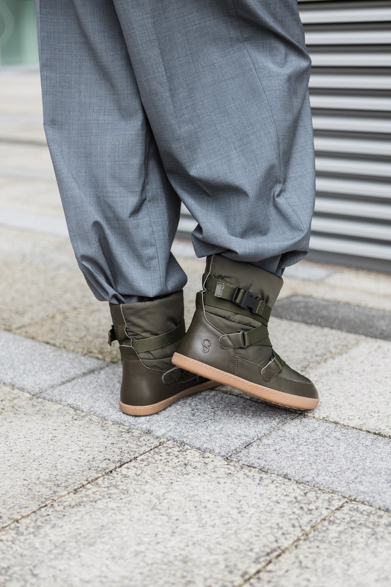 Shapen - Frosty 2.0 Olive - Botas de invierno barefoot - Cacles Barefoot