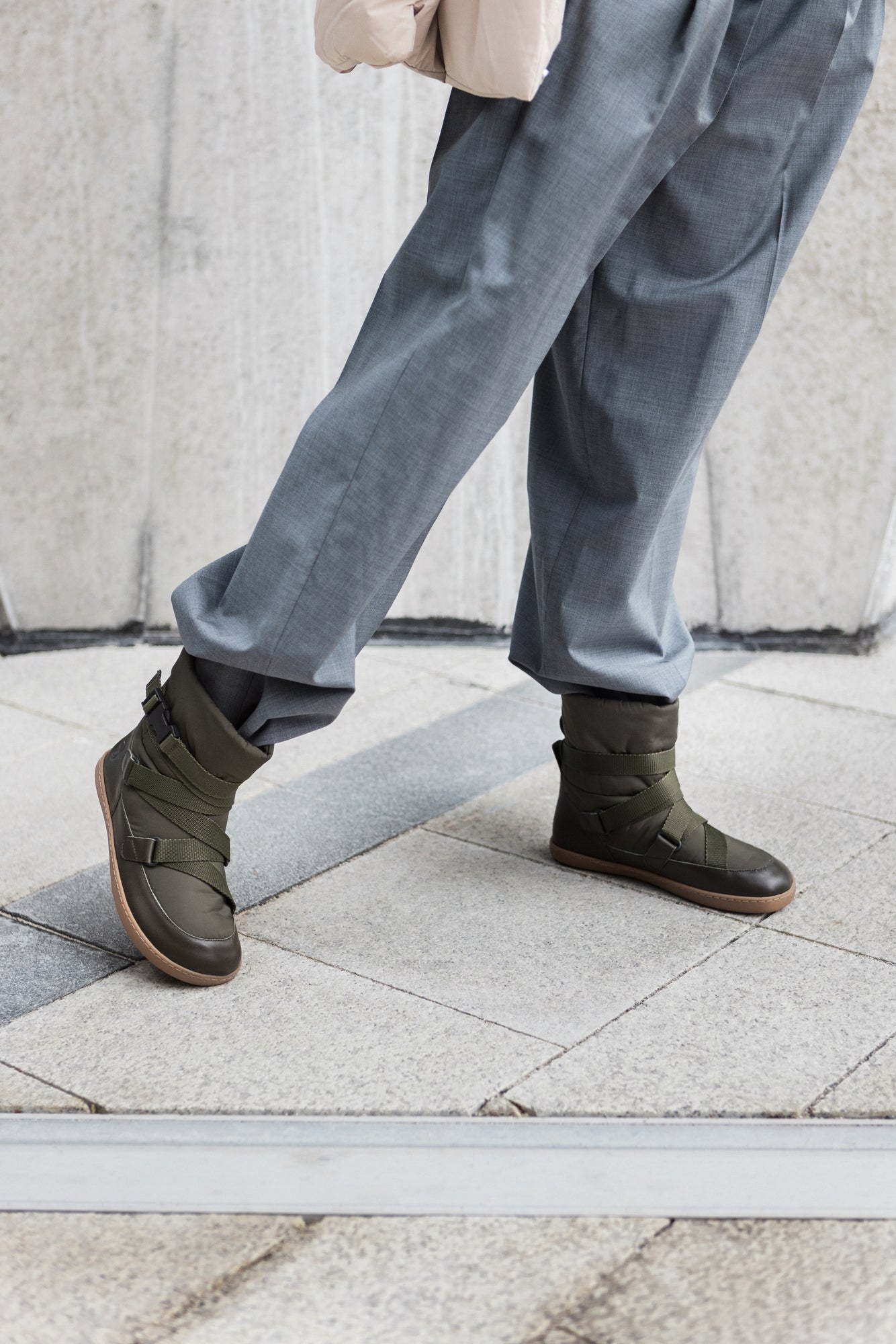 Shapen - Frosty 2.0 Olive - Botas de invierno barefoot - Cacles Barefoot