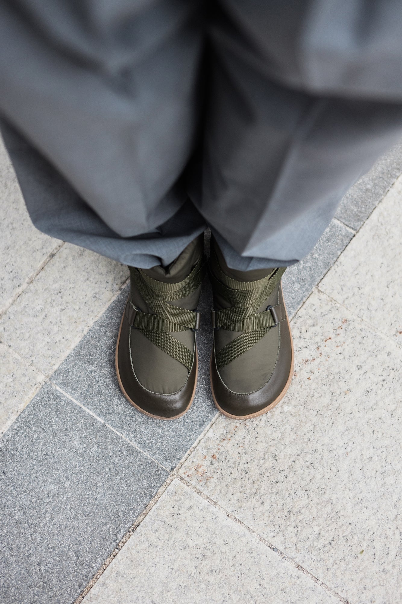 Shapen - Frosty 2.0 Olive - Botas de invierno barefoot - Cacles Barefoot