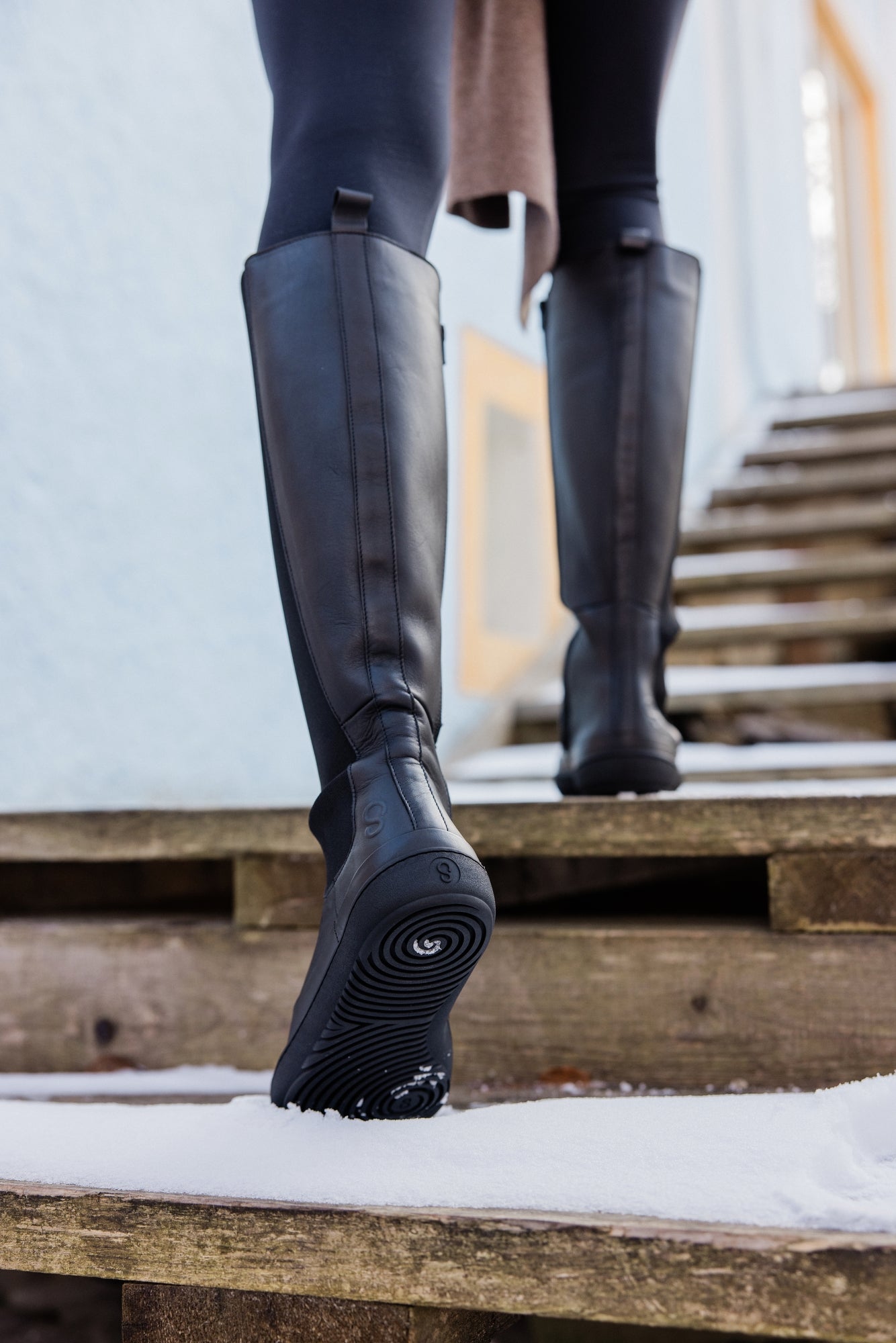 Shapen - Harper Black - Botas altas barefoot - Cacles Barefoot