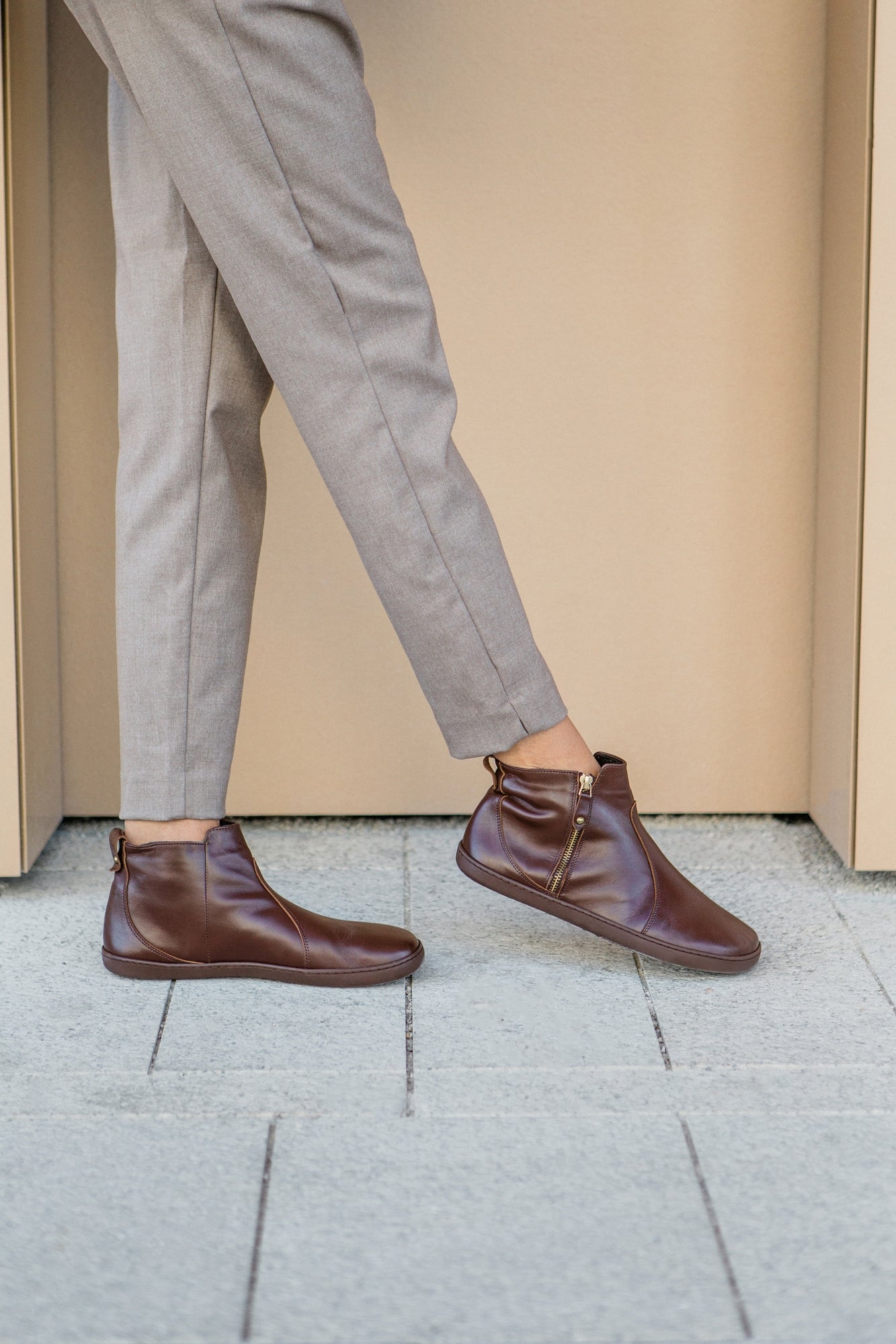 Shapen - Ivy 2.0 Brown - Botines barefoot - Cacles Barefoot