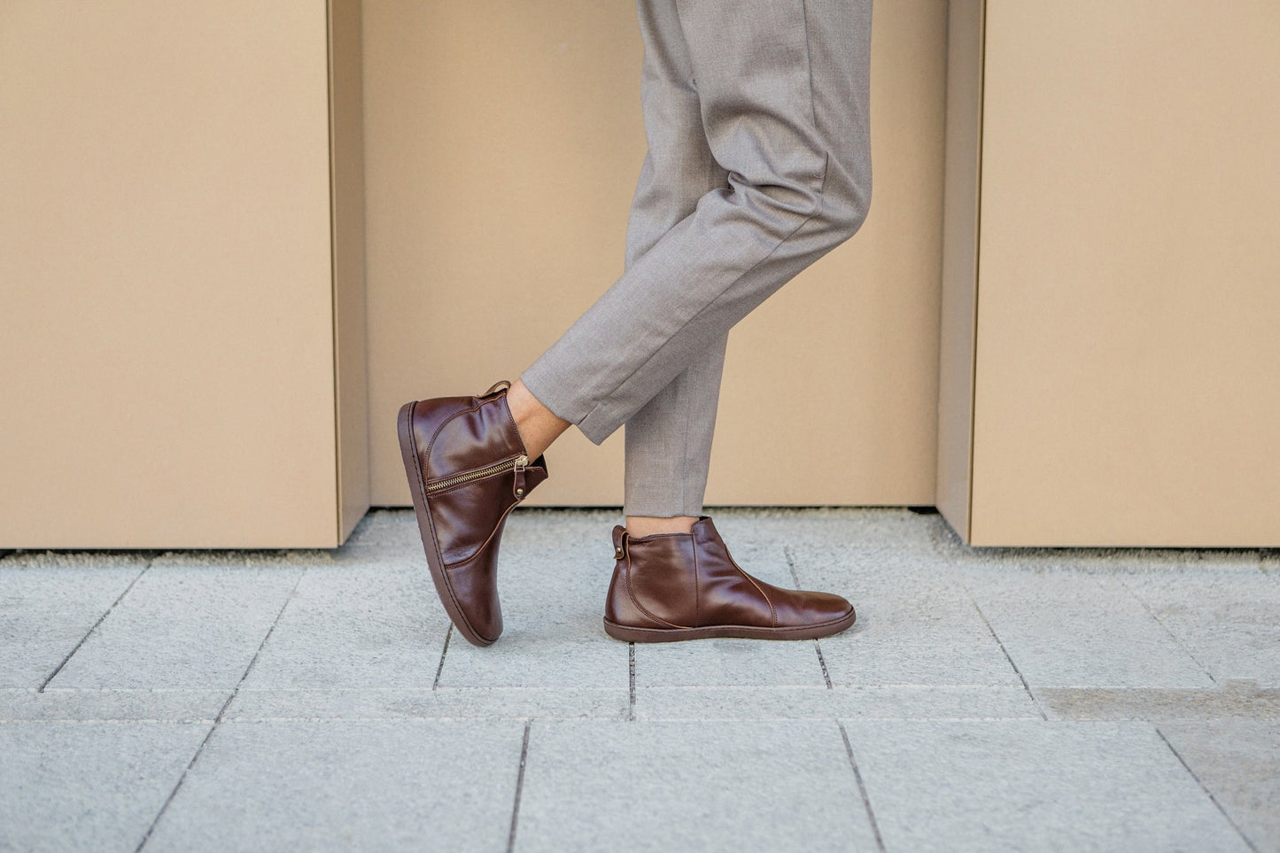 Shapen - Ivy 2.0 Brown - Botines barefoot - Cacles Barefoot