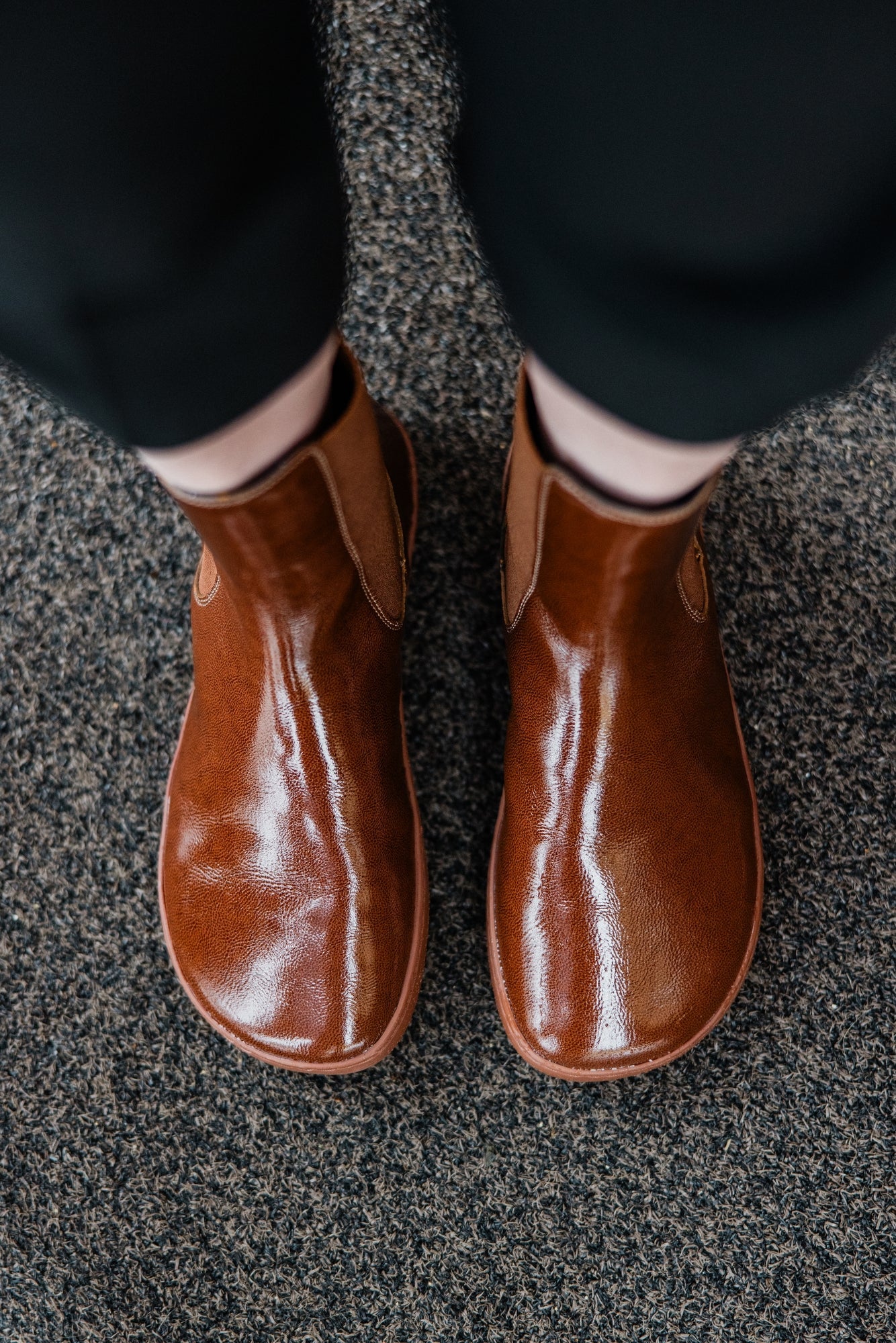 Shapen - Majesty Red Brown - Botas chelsea barefoot - Cacles Barefoot