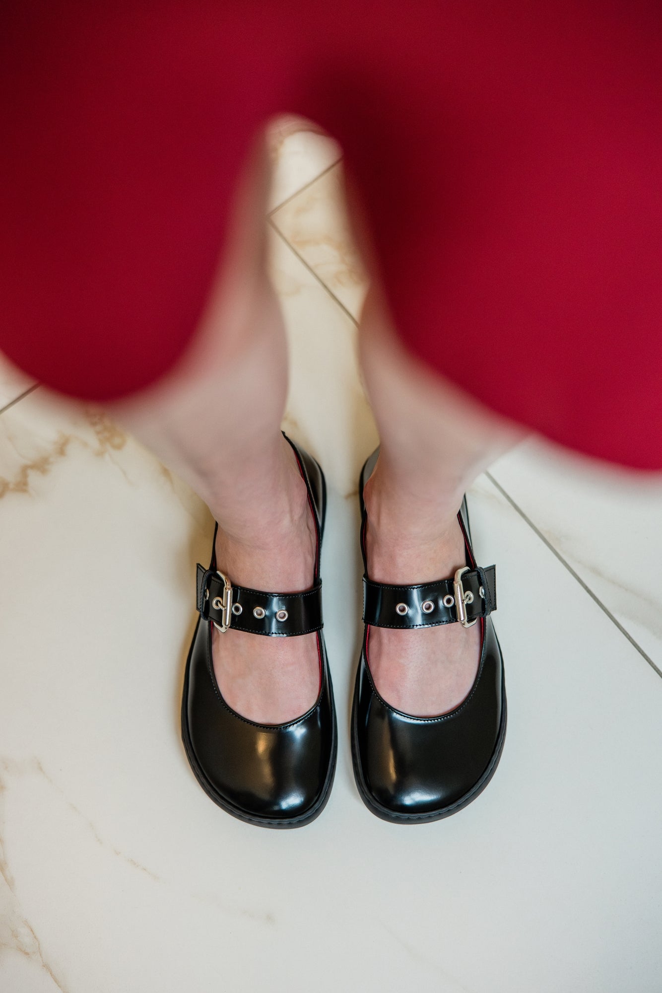 Shapen - Mary Jane Coco Black - Bailarinas barefoot - Cacles Barefoot