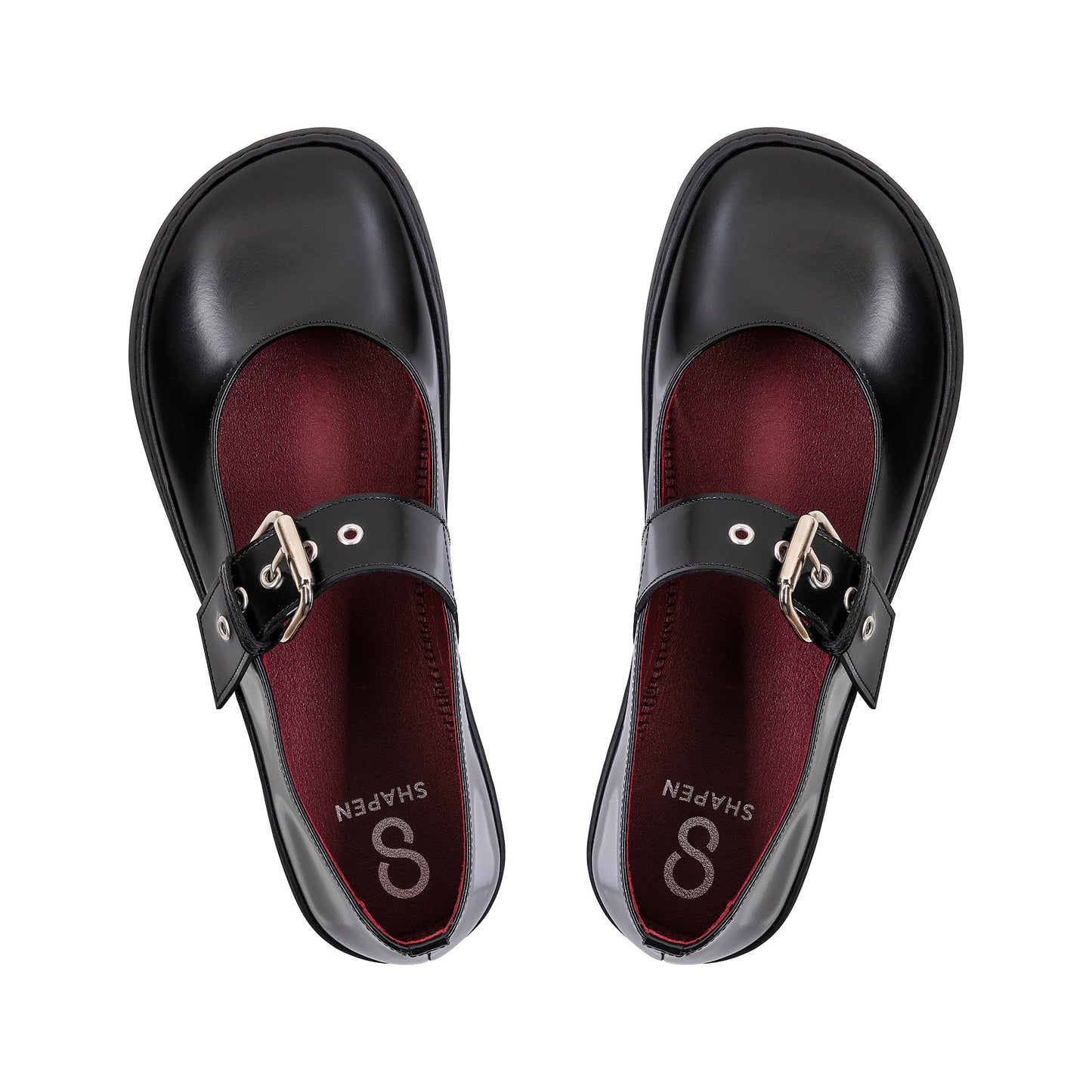 Shapen - Mary Jane Coco Black - Bailarinas barefoot - Cacles Barefoot