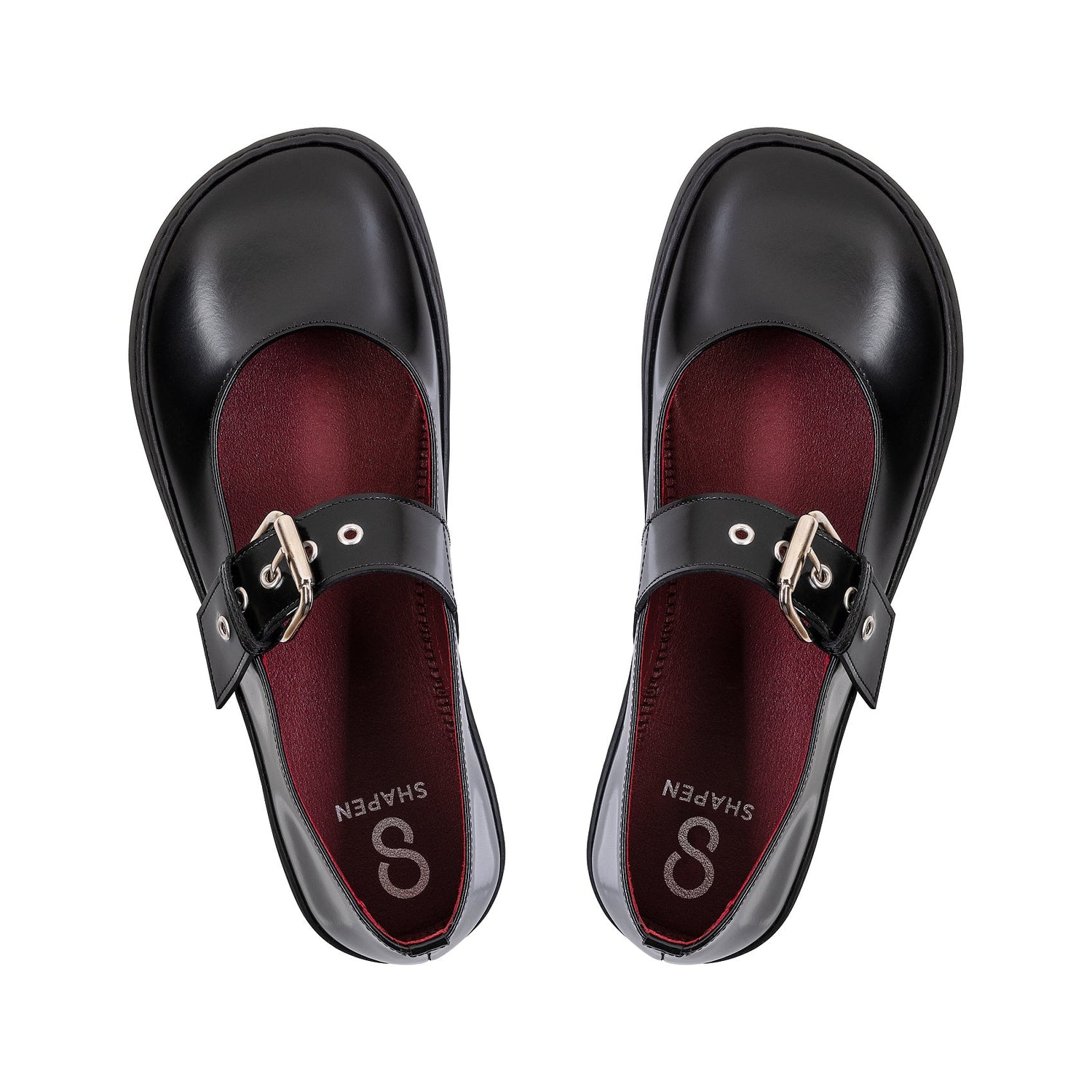 Shapen - Mary Jane Coco Black - Bailarinas barefoot - Cacles Barefoot