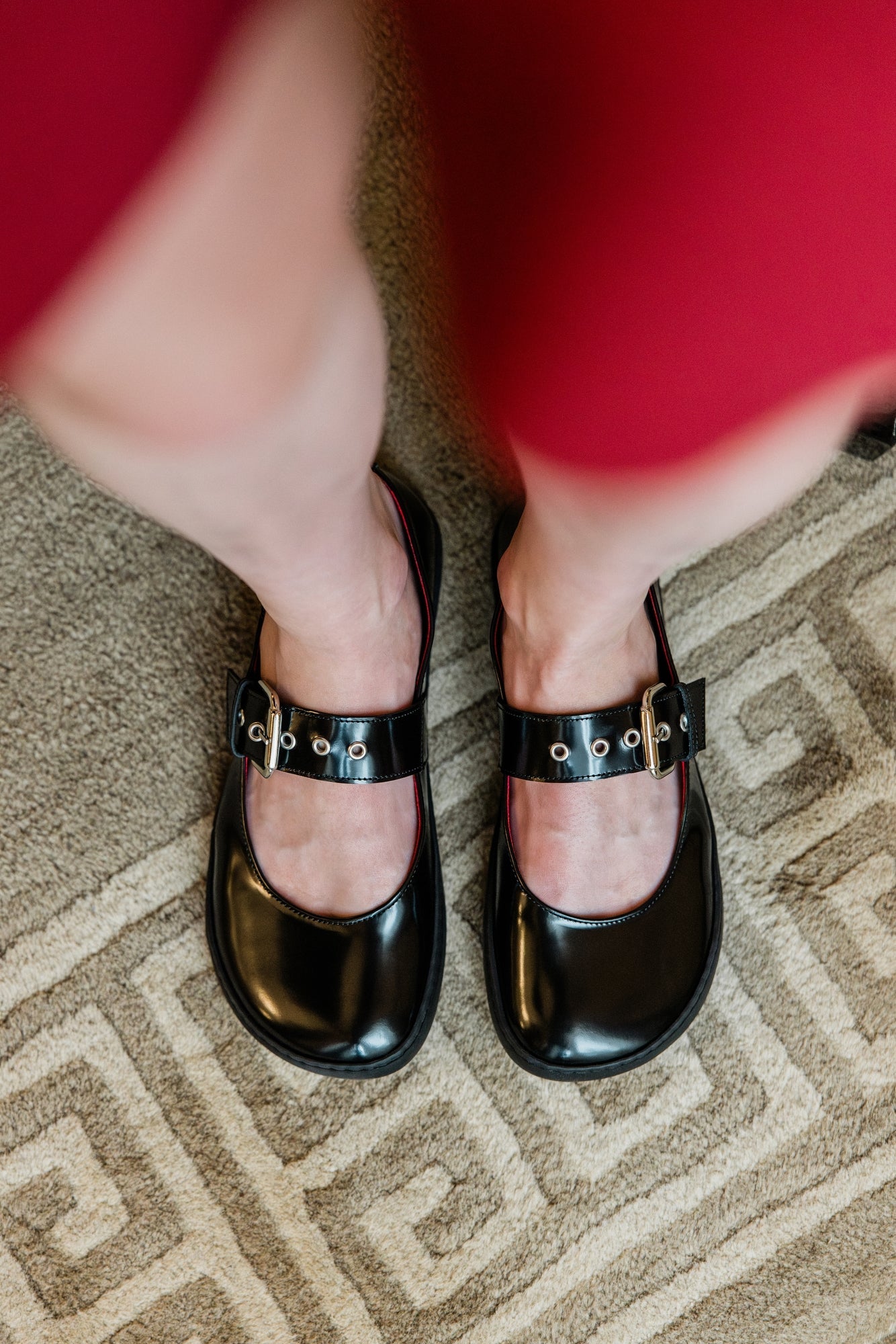 Shapen - Mary Jane Coco Black - Bailarinas barefoot - Cacles Barefoot