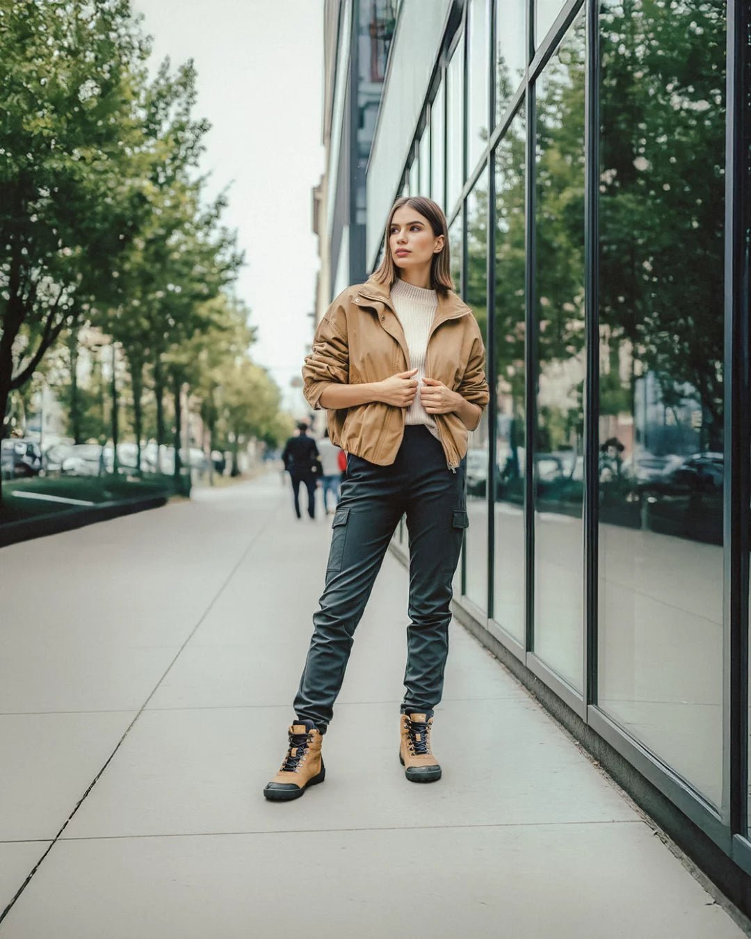 Shapen - Stormis Taupe - Zapatillas minimalistas para exteriores - Cacles Barefoot