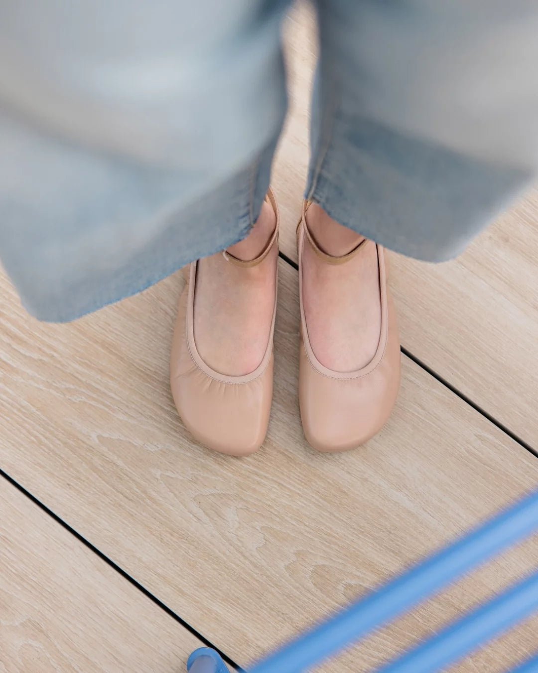 Shapen – Tulip 3.0 Beige – Bailarinas barefoot - Cacles Barefoot