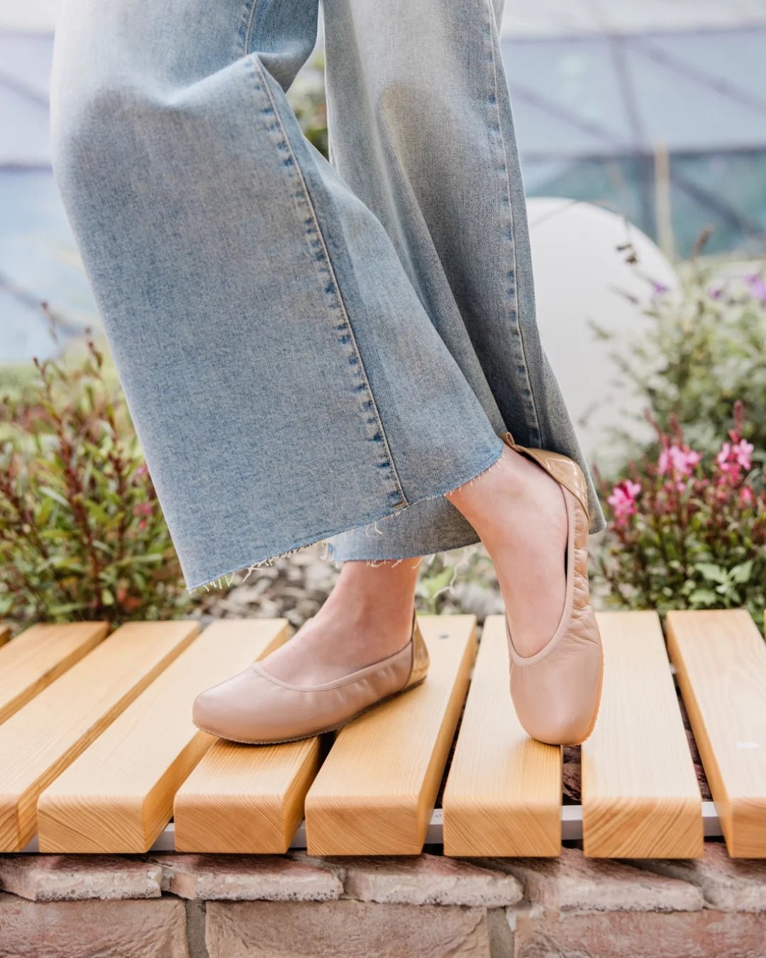 Shapen – Tulip 3.0 Beige – Bailarinas barefoot - Cacles Barefoot