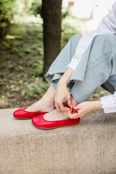 Shapen – Tulip 3.0 Cherry – Bailarinas barefoot - Cacles Barefoot