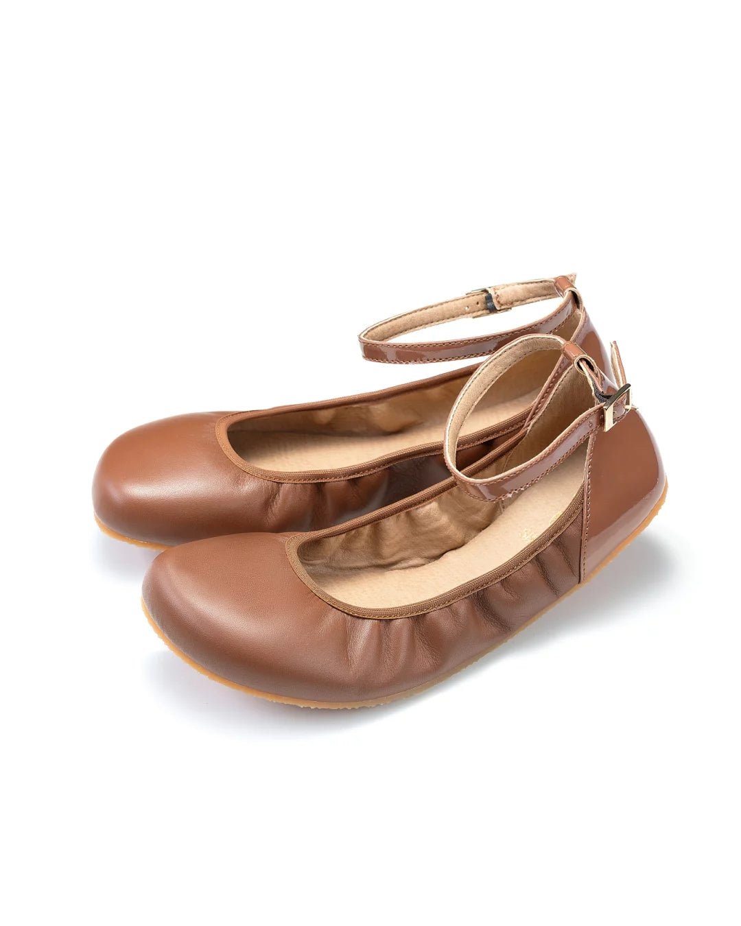 Shapen – Tulip 3.0 Cognac – Bailarinas barefoot - Cacles Barefoot