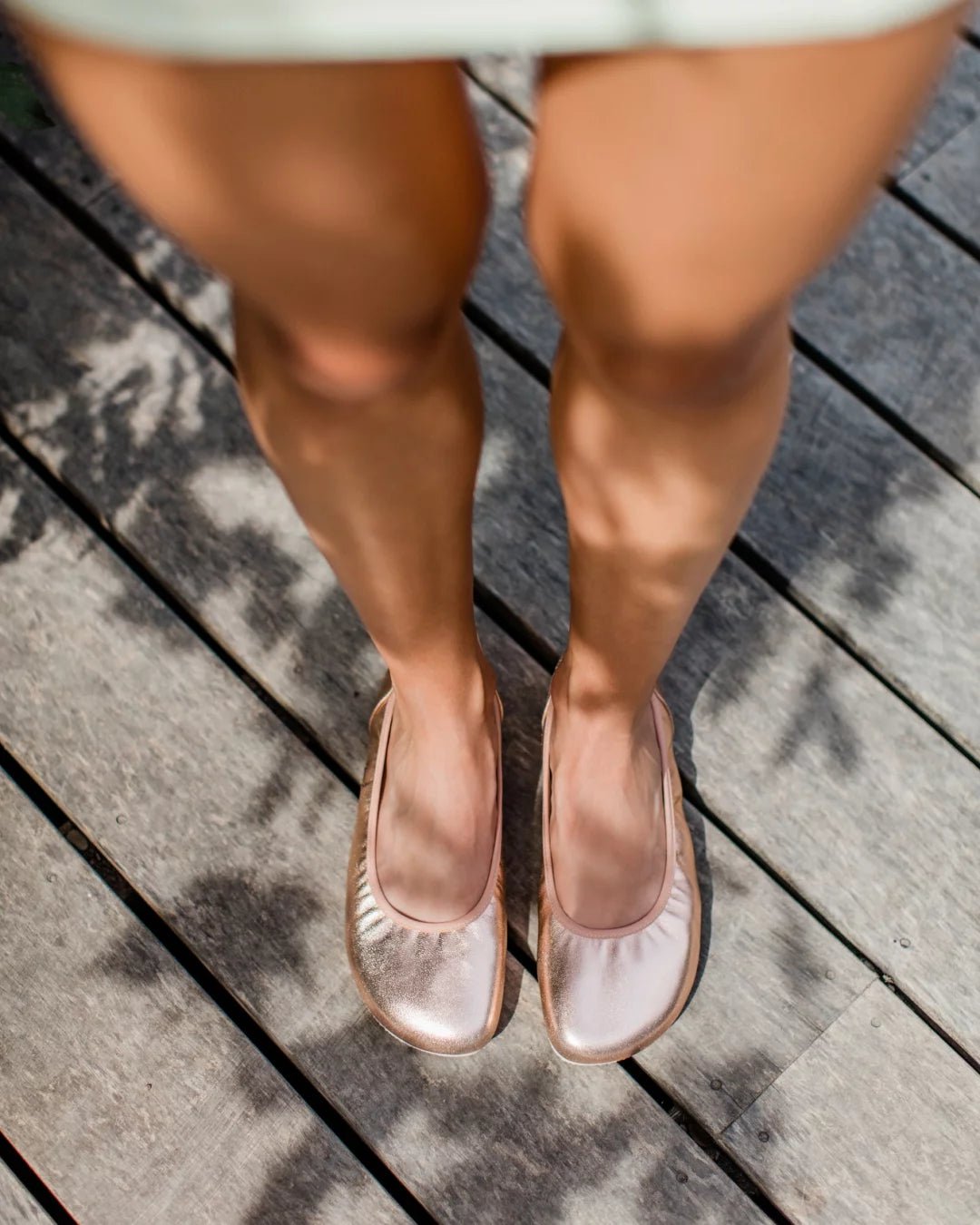 Shapen – Tulip 3.0 Rose Gold – Bailarinas barefoot - Cacles Barefoot