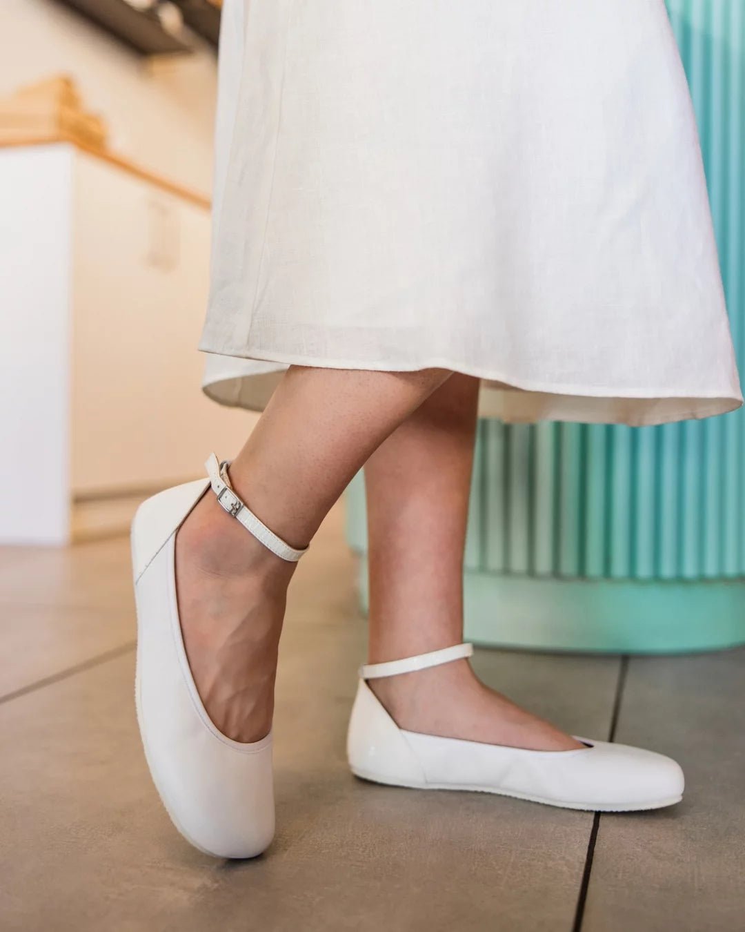 Shapen – Tulip 3.0 White – Bailarinas barefoot - Cacles Barefoot