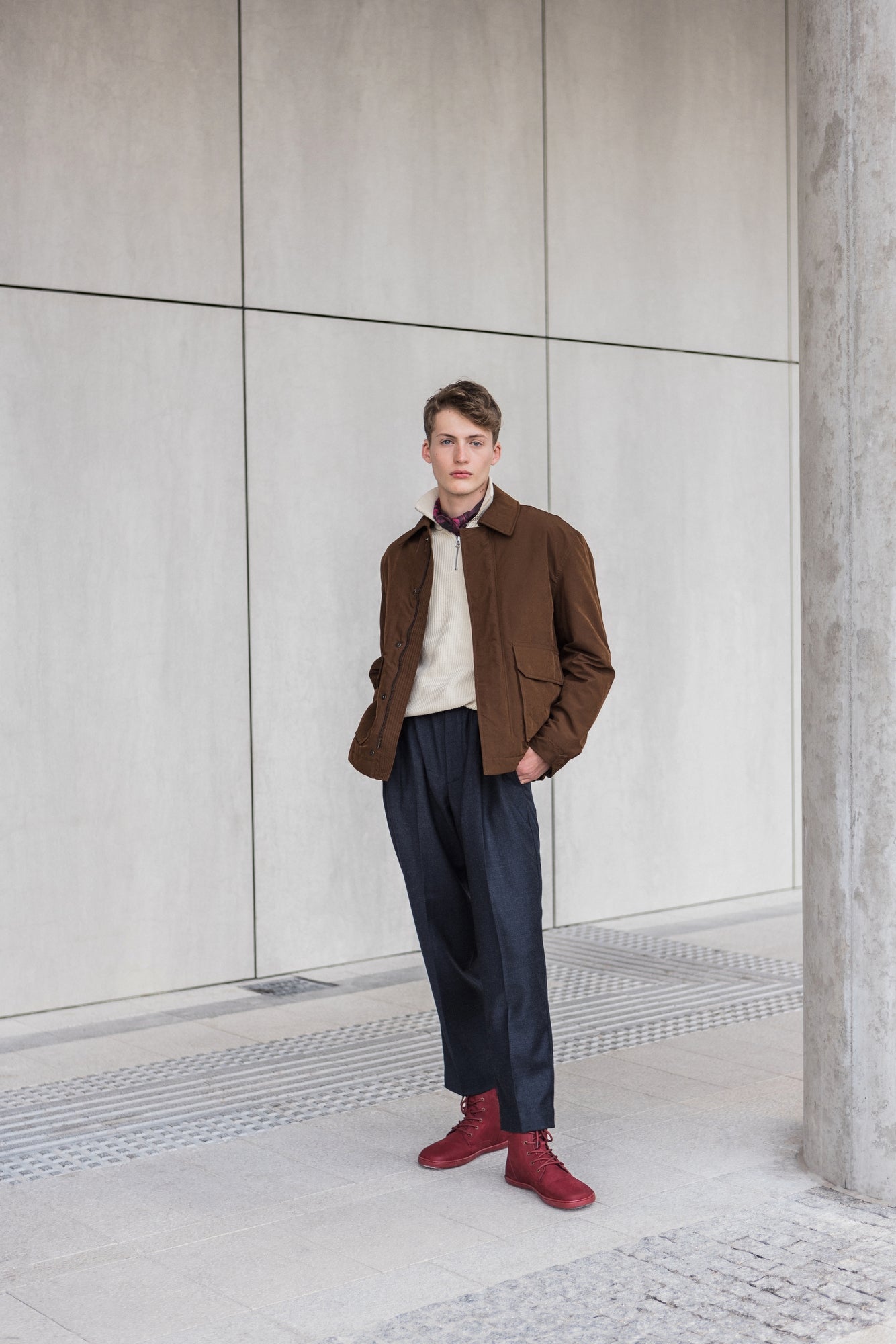 Shapen - Urbaneer 2.0 Burgundy - Botas barefoot - Cacles Barefoot