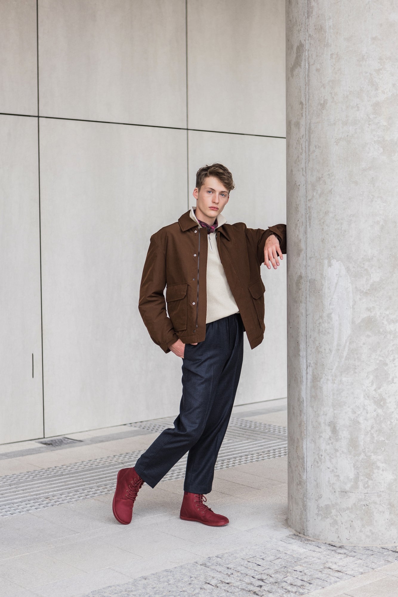 Shapen - Urbaneer 2.0 Burgundy - Botas barefoot - Cacles Barefoot