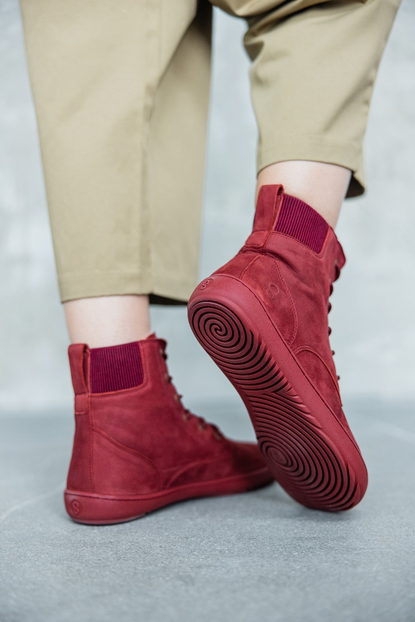 Shapen - Urbaneer 2.0 Burgundy - Botas barefoot - Cacles Barefoot
