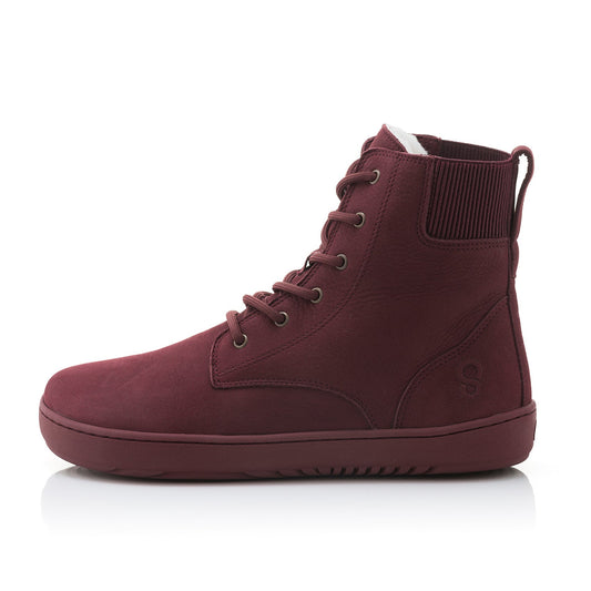 Shapen - Urbaneer 2.0 Burgundy - Botas barefoot - Cacles Barefoot