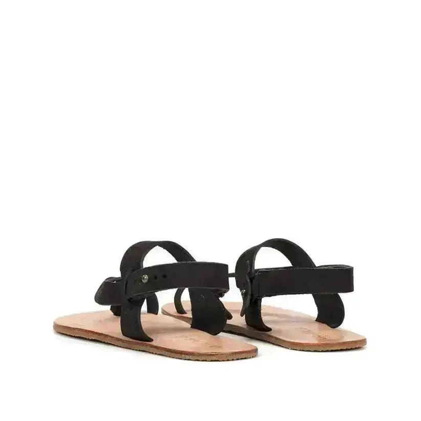 WAALS – Masai II Black - Sandalias barefoot negras para hombre