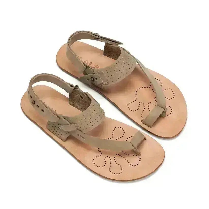 WAALS - Masai II Taupe - Sandalias barefoot para hombre