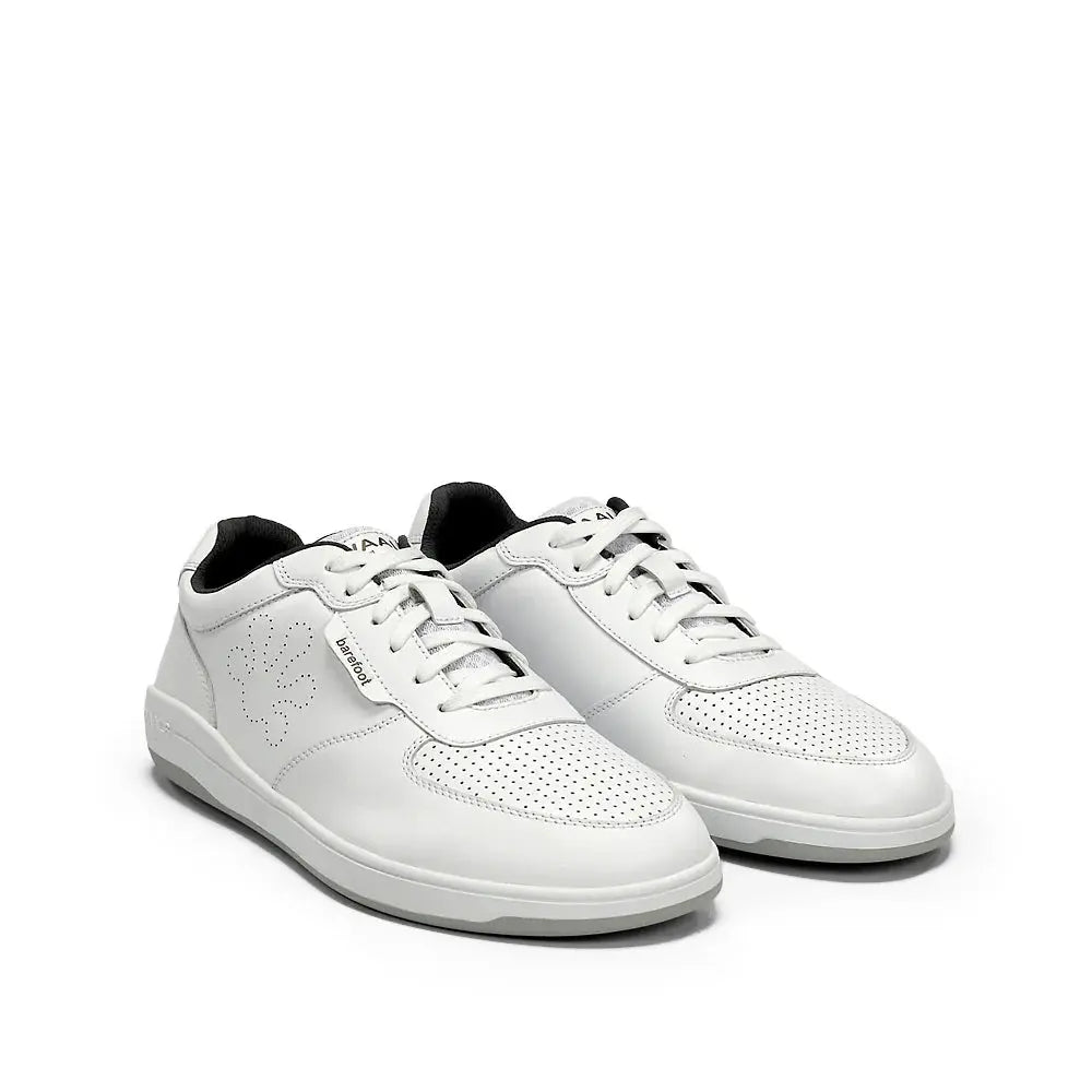 "WAALS - Tromso Cuir Blanc - Chaussures barefoot"