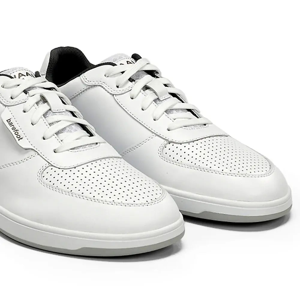 "WAALS - Tromso Cuir Blanc - Chaussures barefoot"