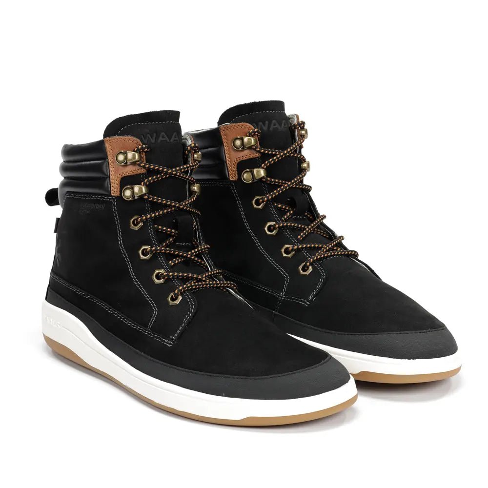 WAALS - Vadso Anthracite - Bottes barefoot thermiques avec Primaloft