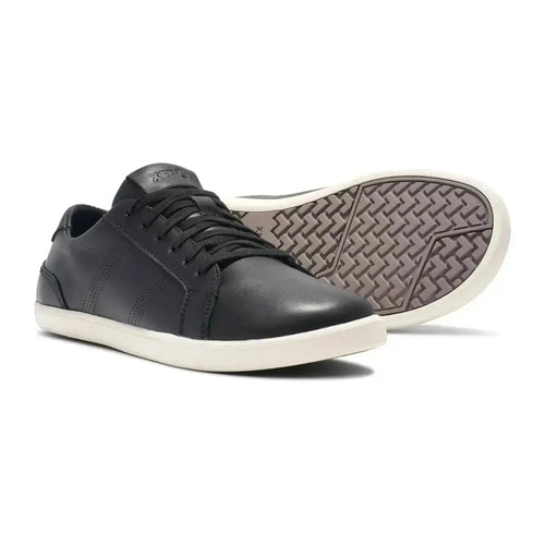 Xero Shoes - Dillon Leather - Men Black - Deportivas de cuero barefoot negras para hombre