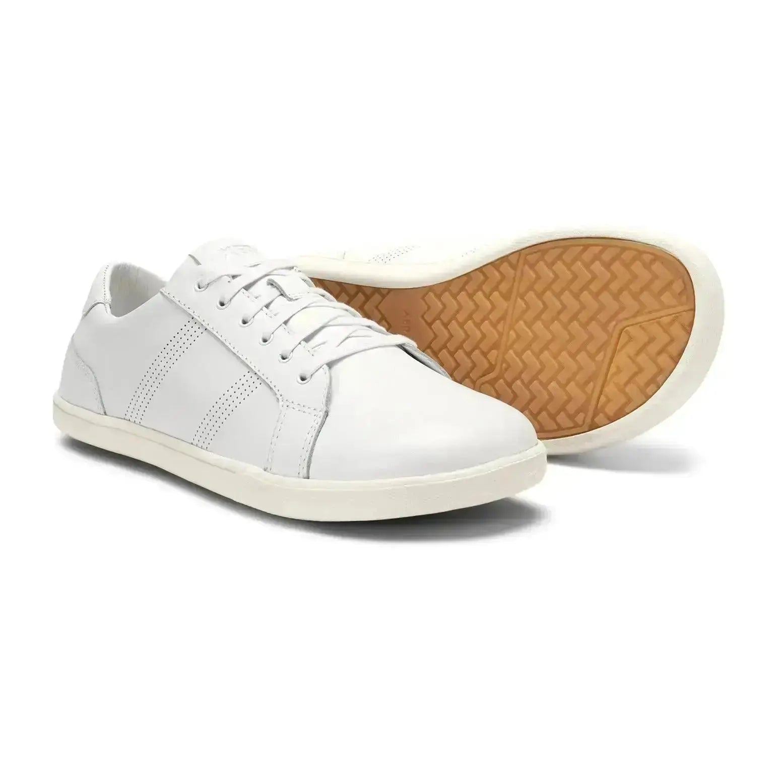Xero Shoes - Dillon Leather - Men white - Deportivas de cuero barefoot blancas para hombre