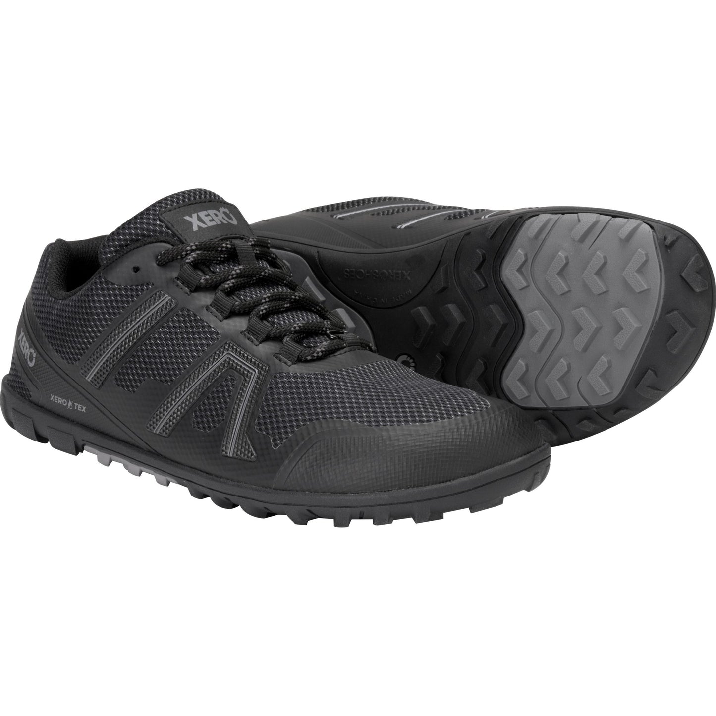 Xero Shoes - Mesa Trail WP - Men black - Deportivas Barefoot Impermeables para Trail