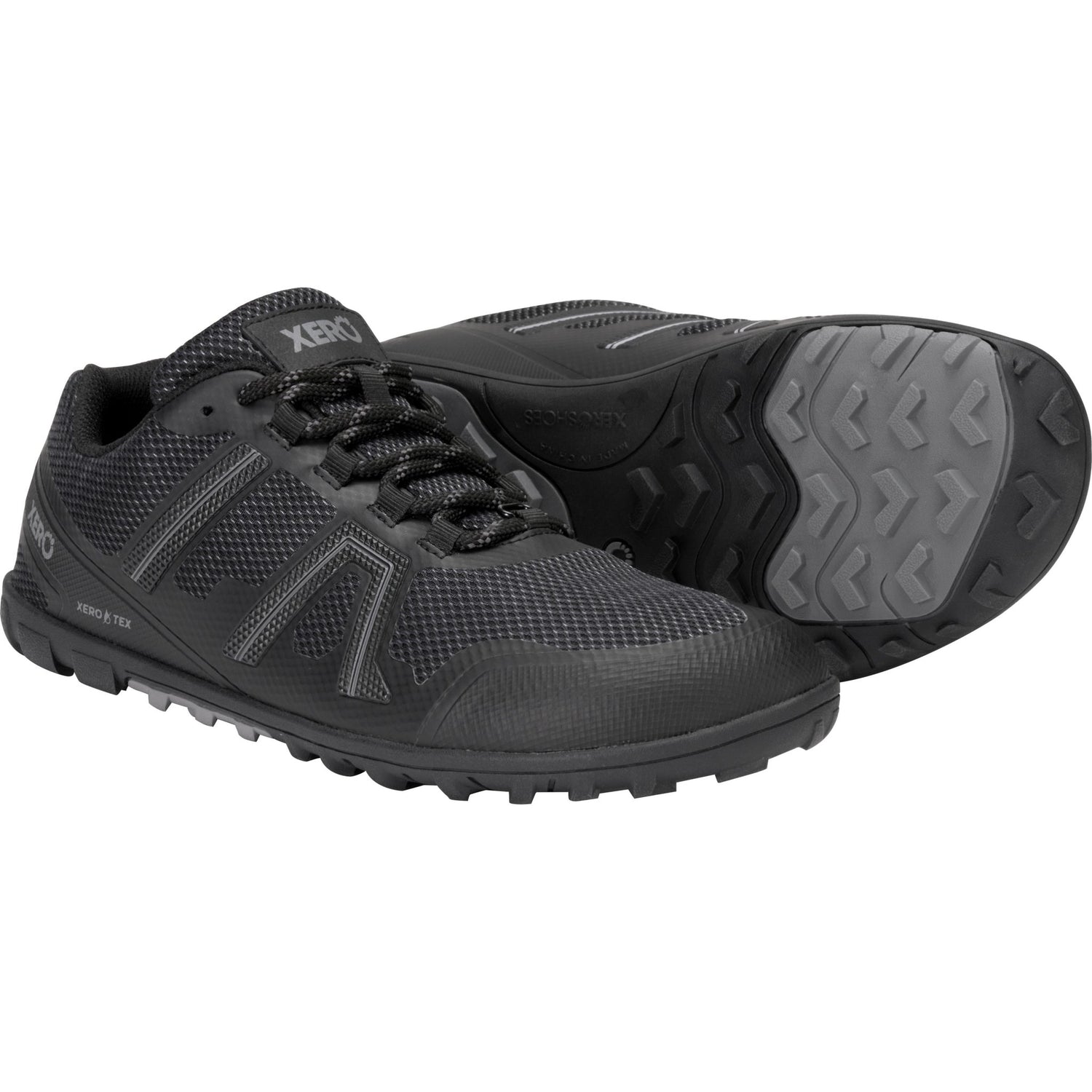 Xero Shoes - Mesa Trail WP - Men black - Deportivas Barefoot Impermeables para Trail