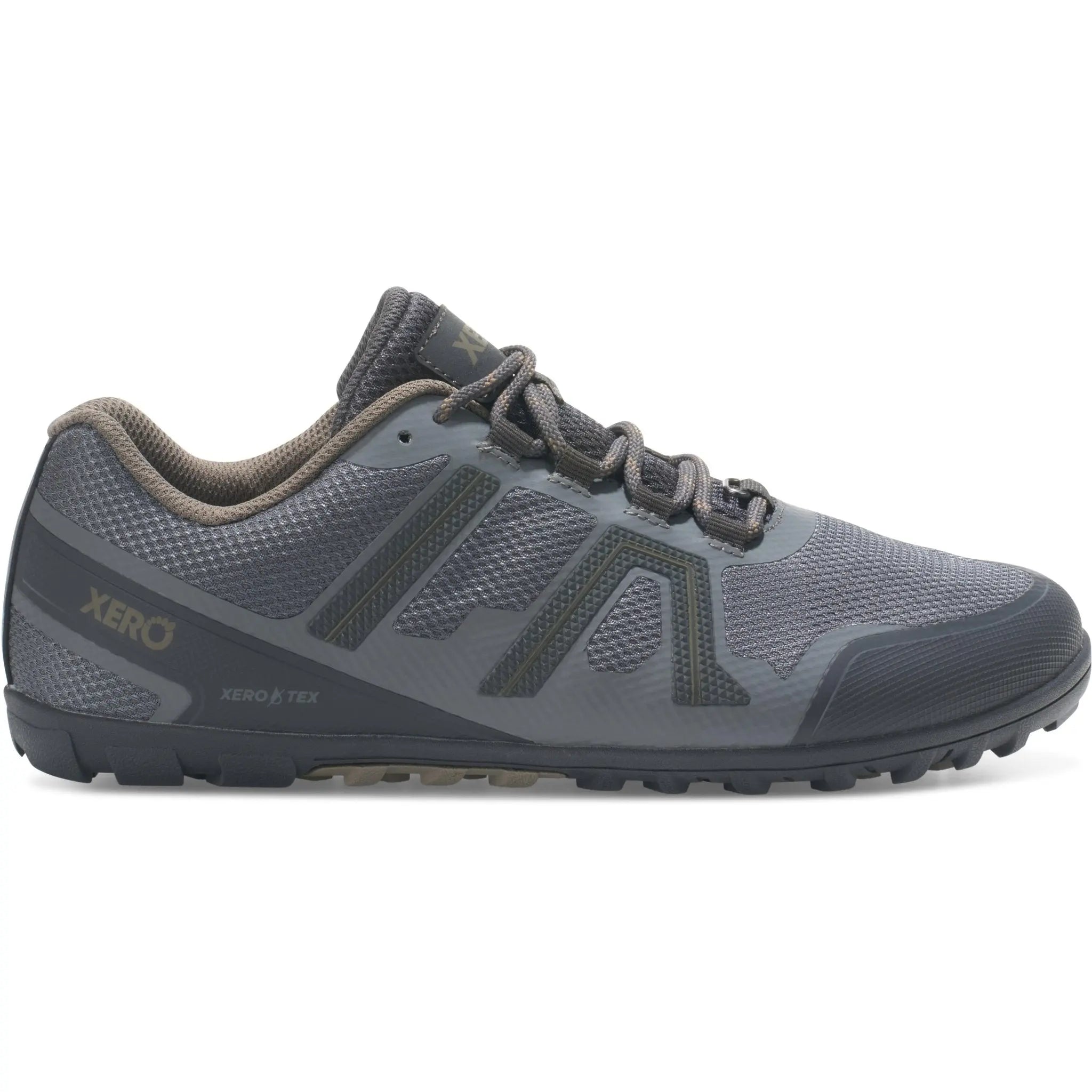 Xero Shoes - Mesa Trail WP - Men steel-gray-asphalt - Deportivas Barefoot para Trail grises para hombre