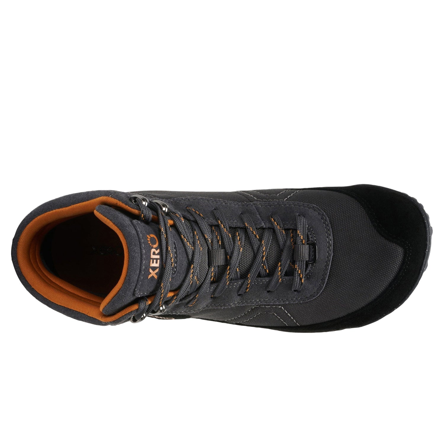 Xero Shoes - Ridgeway - Men black-asphalt - Botas Barefoot Estilo Retro de Hiking impermeables