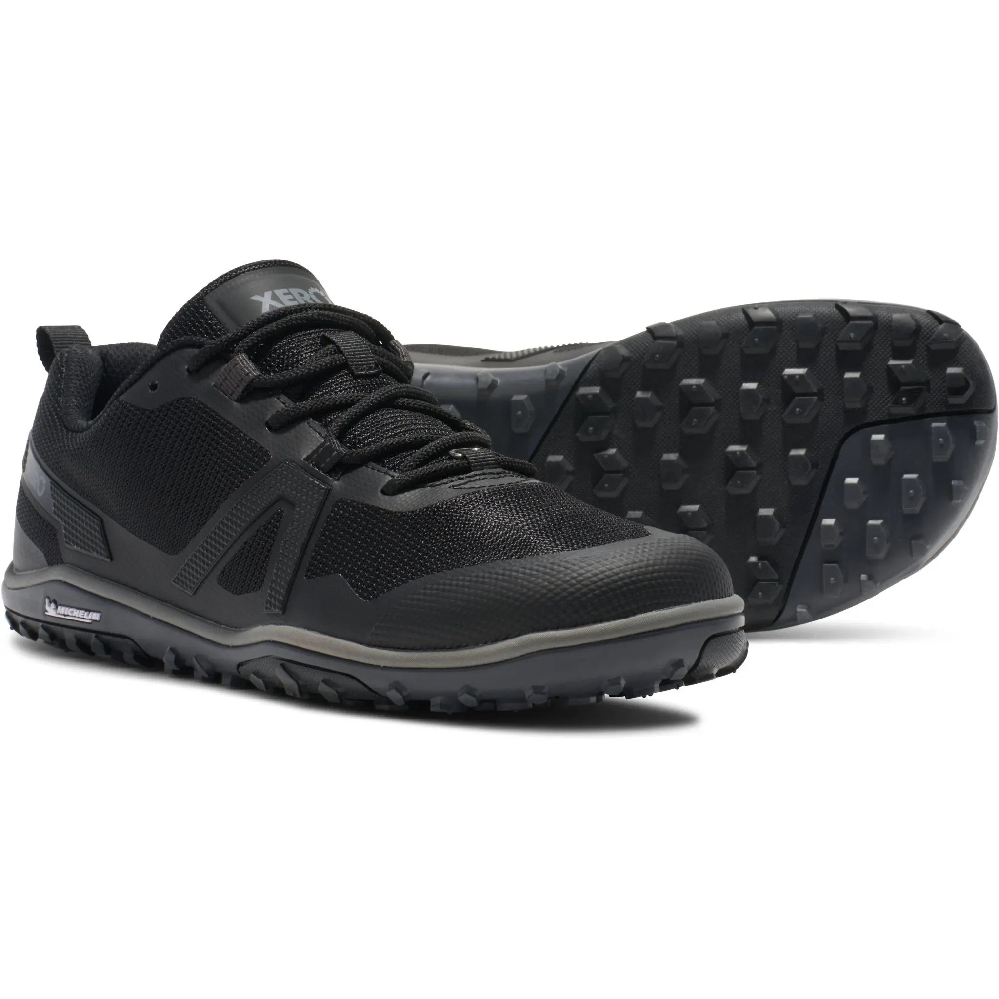 Xero Shoes - Scrambler Low EV - Men Black / Steel Gray - Deportivas minimalistas de Trail para alto rendimiento negras para hombre