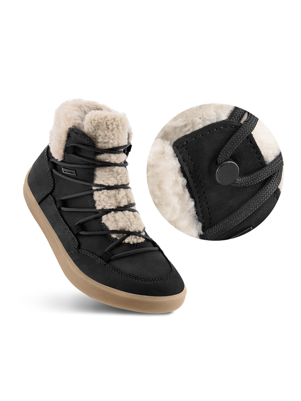Be Lenka - Bliss Black - Zapatos de invierno barefoot