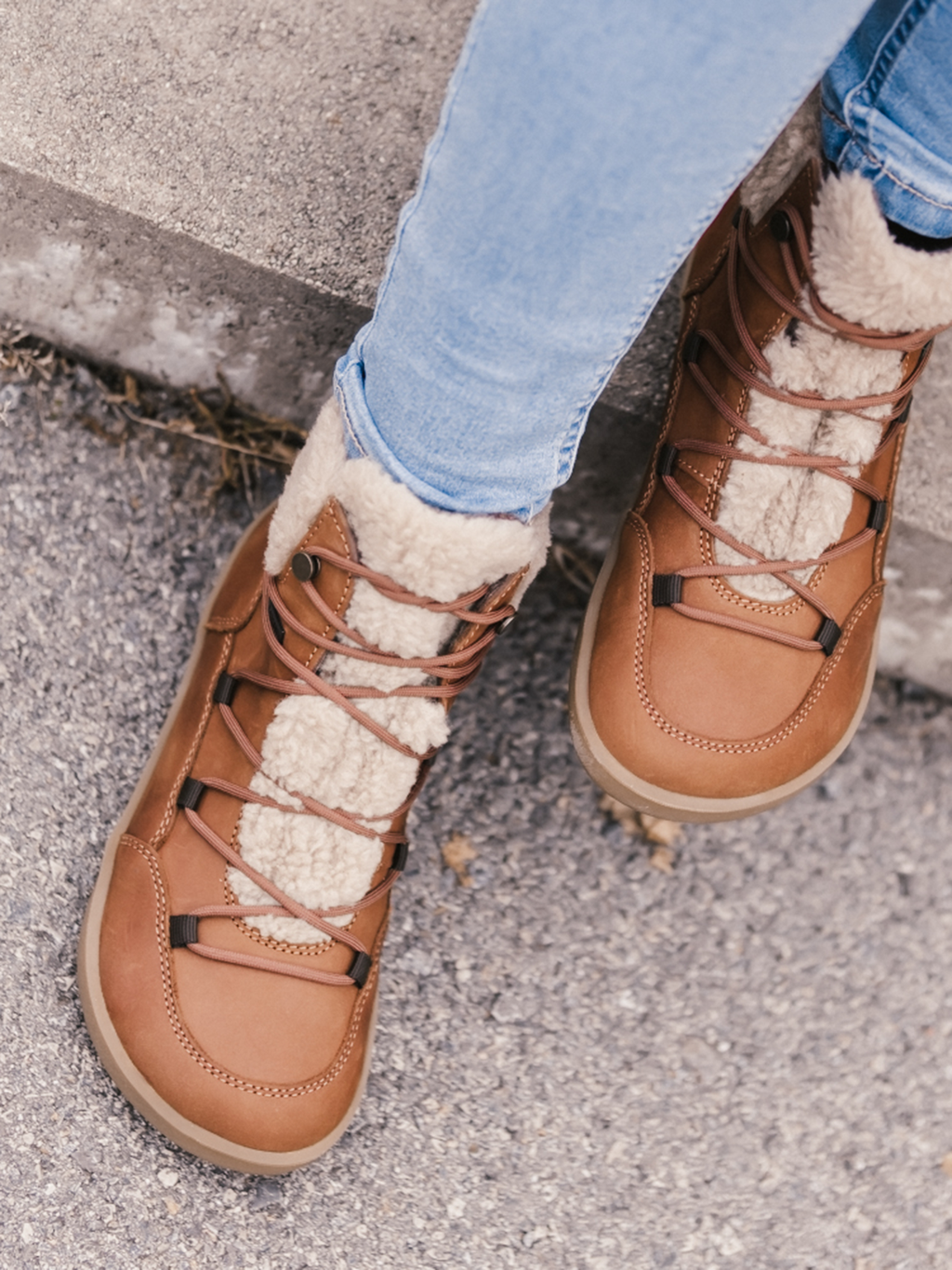 Zapatos de invierno barefoot Be Lenka Bliss - Brown