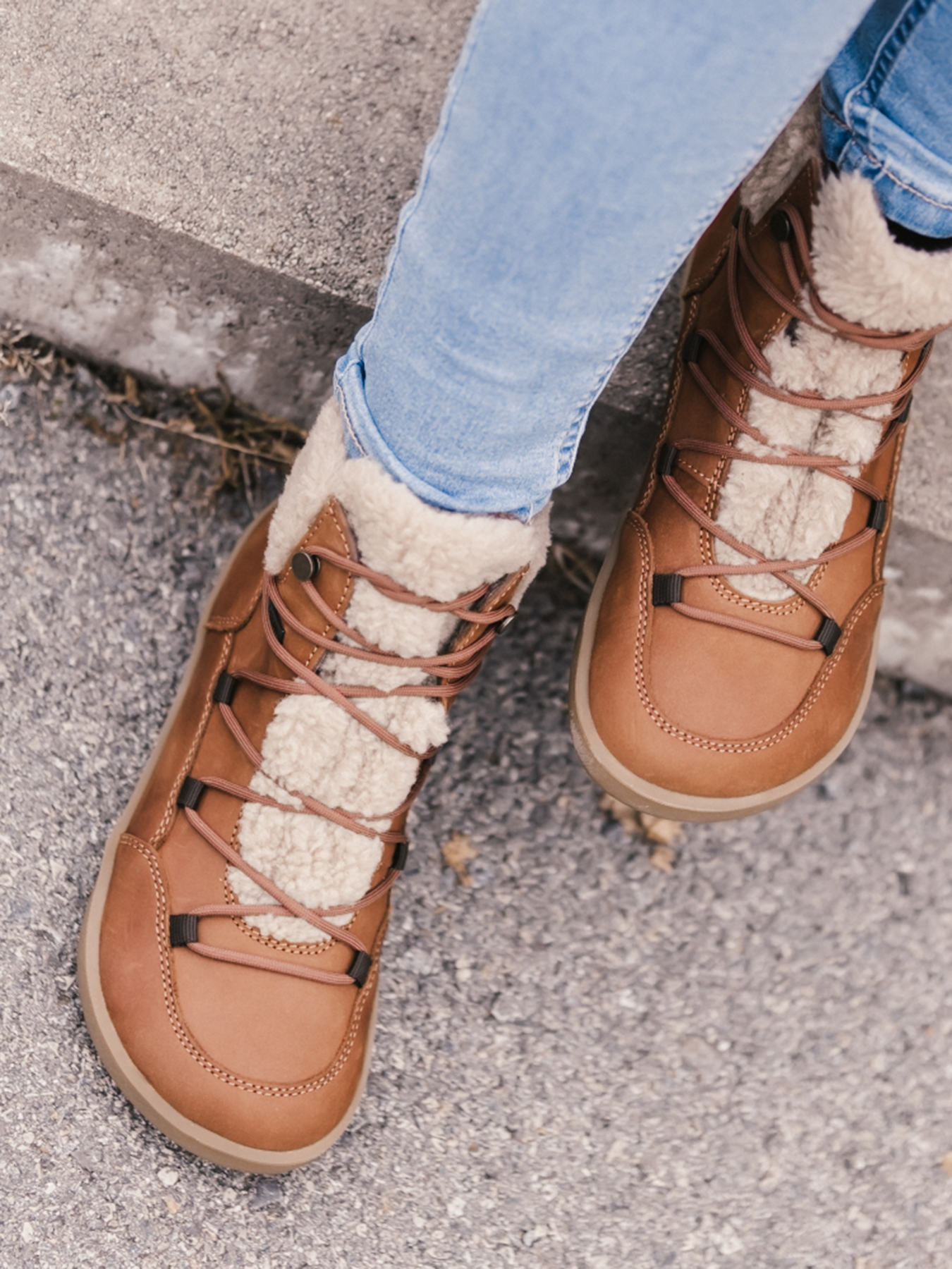 Zapatos de invierno barefoot Be Lenka Bliss - Brown