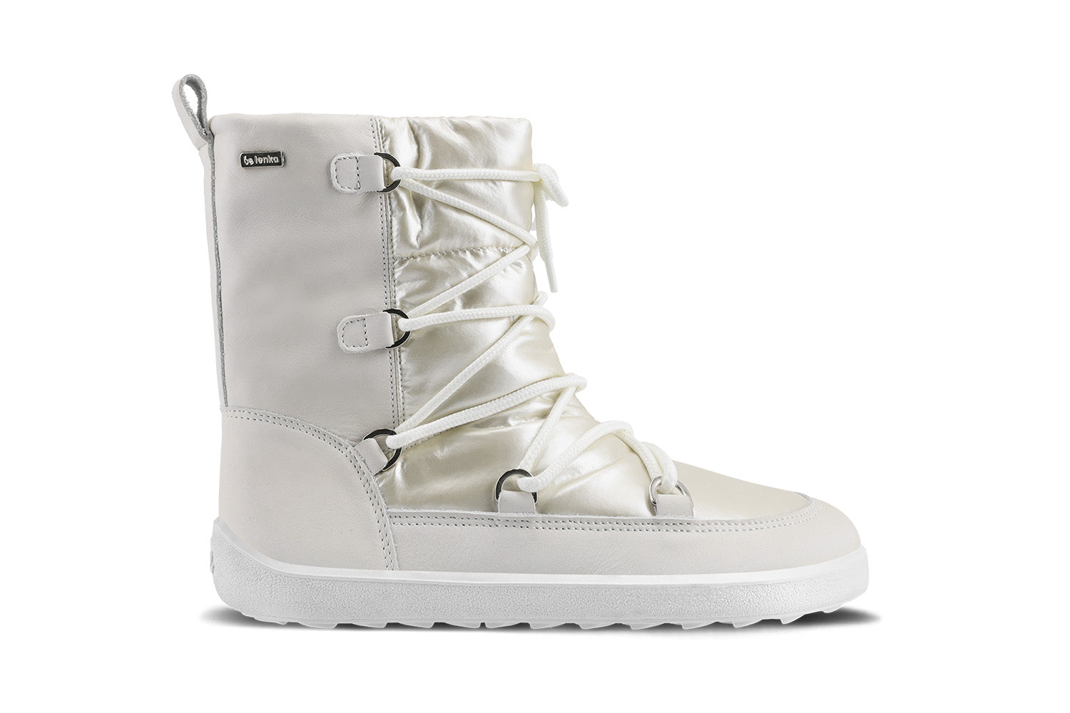 Zapatos de invierno barefoot Be Lenka Snowfox Woman - Pearl White