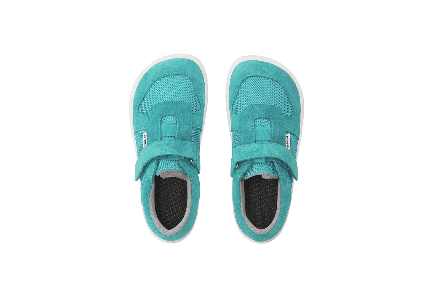 Barefoot zapatillas de niños Be Lenka Joy - Turquoise & White